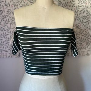 Off the shoulder tube top